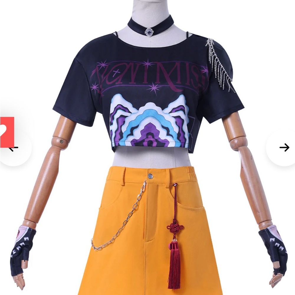 KPop Demon Hunters Mira Cosplay Costume
